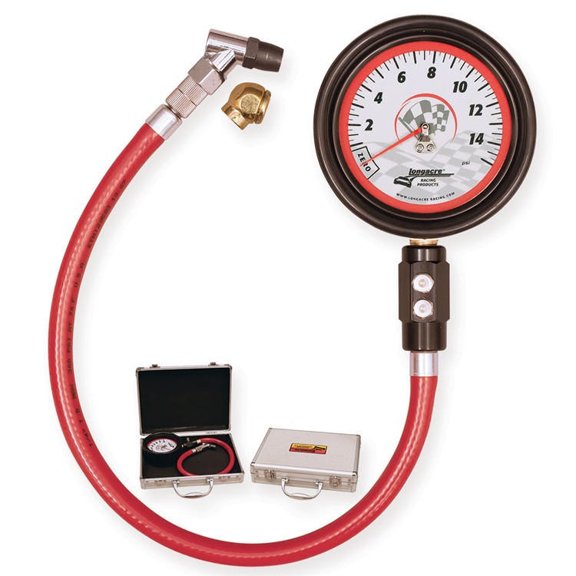 Longacre 52031 Magnum 3 ½" GID Tire Gauge 0-15 by ¼ lb