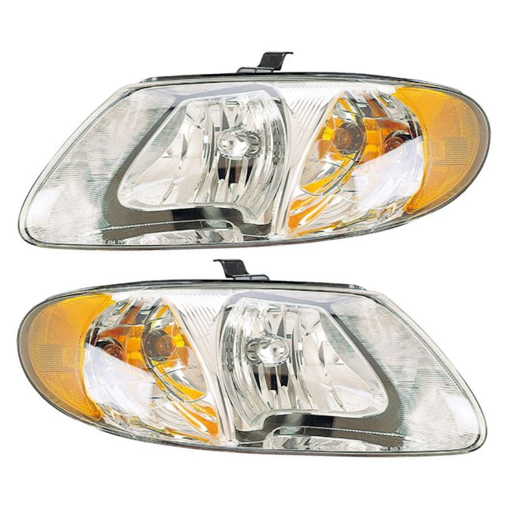 For Dodge Caravan & Grand Caravan Pair New Left Right Headlight