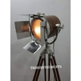 thumbnail image 2 of Vintage Wood Model Theme Spot Light Floor Stand Tripod Home Decor, 2 of 4
