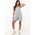 thumbnail image 3 of XCHQRTI Women Casual Jumpsuit Spaghetti Strap Overalls with Pockets Loose Sleeveless Rompers, 3 of 4