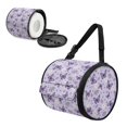 thumbnail image 6 of SEANATIVE Butterfly Round Paper Towel Storage Bag Daisy Flower Round Tissue Box Holder for Bathroom Office Easy to Clean Refrigerator Tissue Holder with Adjustable Strap, 6 of 7