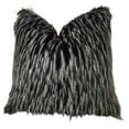 thumbnail image 4 of Thomas Collection Black White Faux Fur Throw Pillow - 17417, 4 of 4