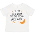 thumbnail image 3 of Inktastic I Love My Yaya to the Moon and Back Boys or Girls Toddler T-Shirt, 3 of 5