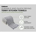 Cuisinart 100 Cotton Terry Cloth Kitchen Towels, 2pk Versatile
