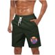 thumbnail image 1 of Pantalones Cortos Casuales para Hombre Imprimir con Bolsillos Pantalones de Playa de Cintura Elástica, Pantalones Cortos de Cintura Elástica para Hombre, 1 of 5