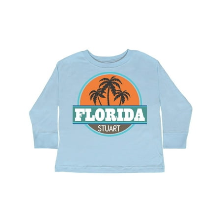 

Inktastic Stuart Florida Beach Vacation Travel Gift Toddler Boy or Toddler Girl Long Sleeve T-Shirt