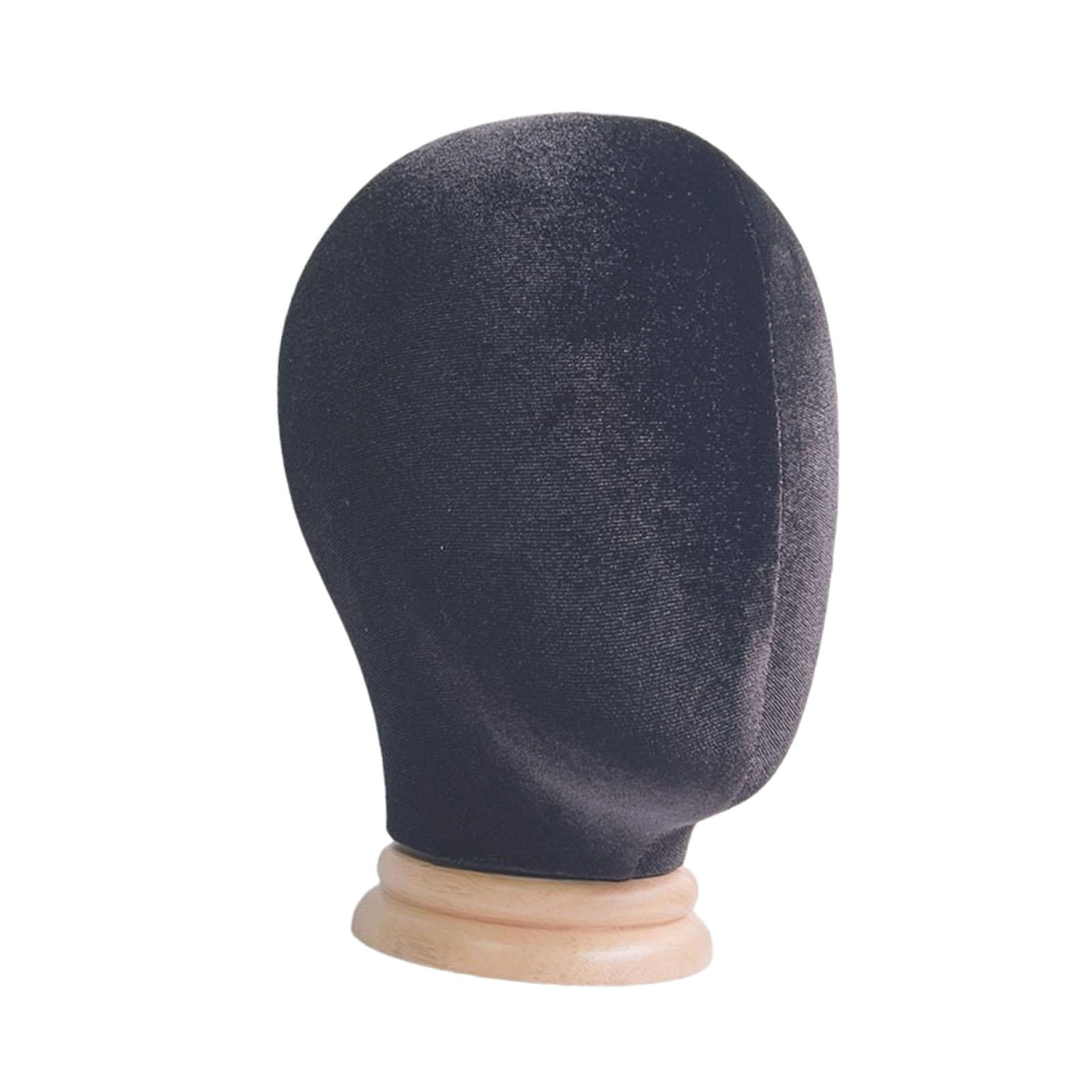 TOOYFUL Display Head Mannequin Head Display for Beauty Salon or Shop Display black
