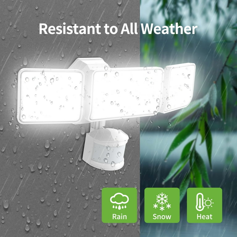 Free Shipping! Hyper Tough Security Light, 3-Head 180° Motion