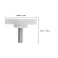 thumbnail image 2 of WEUVEB Mannequin Stand Mounting Hardware White Plastic Iron for Home Easy to Use Stable Base, 2 of 8