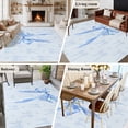 thumbnail image 5 of Cute Bow Area Rugs 8'x10', Washable Small Throw Rugs for Living Room Patio, Blue Bowknot Minimalist Solid Color Indoor Outdoor Rug Non-Slip Low Pile Carpet Runner Reversible Floor Mats, 5 of 8