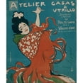 thumbnail image 3 of Ramón Casas 15x17 Black Modern Framed Museum Art Print Titled - Atelier Casas and Utrillo (1898), 3 of 5