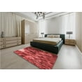 thumbnail image 4 of Ahgly Company Indoor Round Patterned Valentine Red Area Rugs, 7' Round, 4 of 6