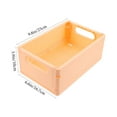 thumbnail image 2 of FELTECHELECTR Organizer Bins Collapsible Bins For Storage Orange PP Material 1Pack, 2 of 8