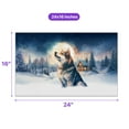 thumbnail image 5 of Hello Winter Siberian Husky Welcome Snowy Night Watercolor Vintage Doormat Husky Dog Lover Gifts Indoor Outdoor Welcome Mat - 01011, 5 of 5