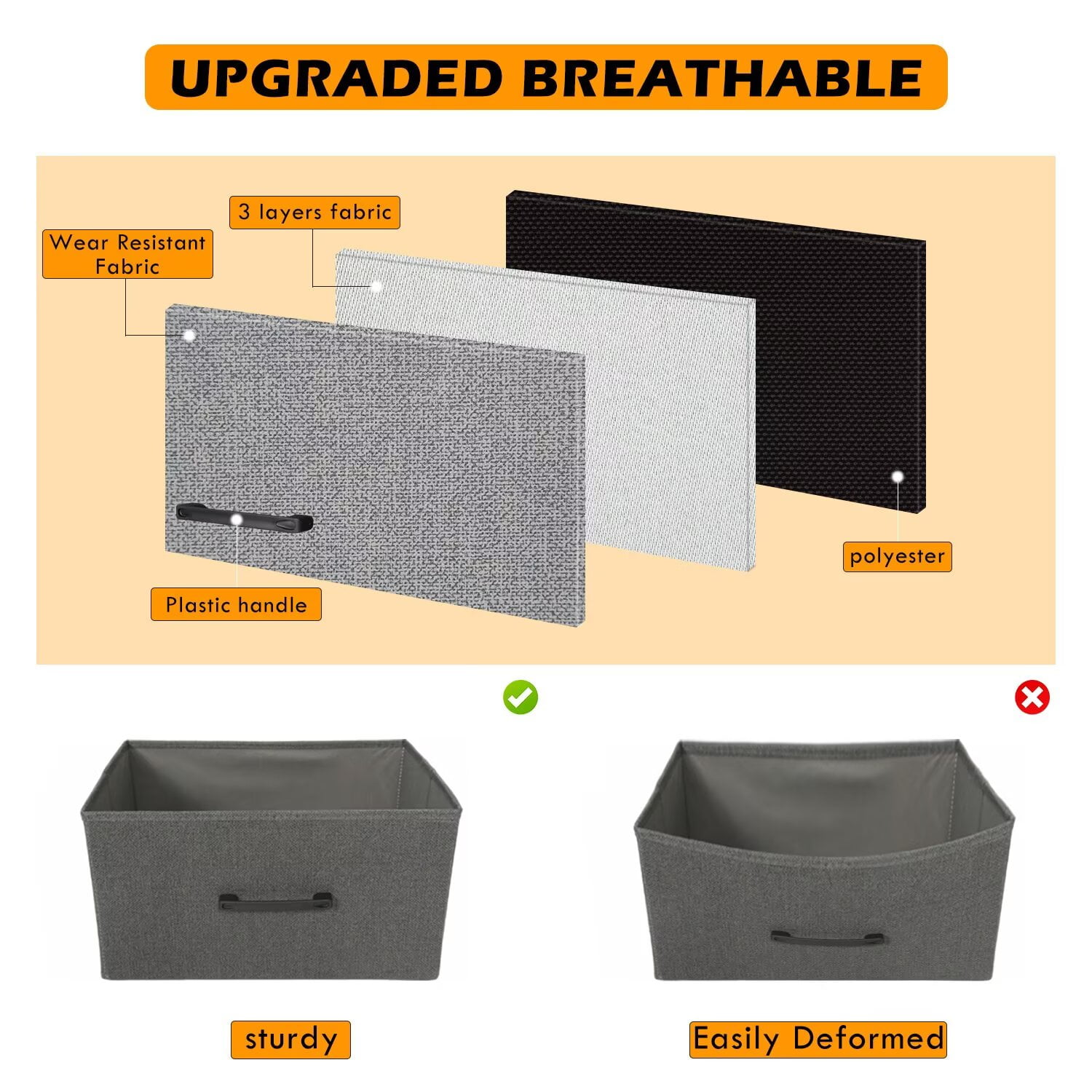 YRLLENSDAN,Large Dressers for Bedroom Tall, Plastic Dressers,Dressers for Women Bedroom, Storage Drawer Dresser, Closet Dressers ,Wood Top,Grey