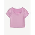 thumbnail image 4 of Justice Girl's Cinch Front Top, Sizes XS - XLP, 4 of 6