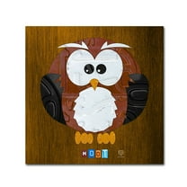 Trademark Fine Art 'Hoot The Owl' Canvas Art by Design Turnpike