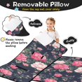 thumbnail image 3 of Pioneer Flower Floral Print Pattern Toddler Nap Mats for Kids Preschool,Sleeping Mat Bag or Kids,Toddler Sleeping Bag,Toddler Nap Mat or Daycare, 3 of 6
