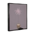 thumbnail image 3 of Contemporary Potted Palm Tree Botanical & Floral Graphic Art Jet Black Framed Art Print Wall Art, 3 of 6