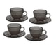 thumbnail image 4 of Juego de 4 tazas de té en miniatura para casa de muñecas, vajilla pequeña, muebles para casa de muñecas a escala 1/6 Gris, 4 of 9