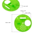 thumbnail image 2 of Uxcell 5 Pack Beehive Box Entrance Gate, 68mm Plastic Round Rotatable Bee Nest Door Disc Green, 2 of 4