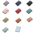 thumbnail image 2 of Sonducket Billeteras para mujer, tarjetero de piel sintética de Color sólido, bolsillo con cremallera, monedero para varias tarjetas, monedero, Carteras Verde Gris, 2 of 6
