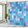 thumbnail image 5 of Ambesonne Nautical Shower Curtain, Collage of Dolphins, 69"Wx70"L, Multicolor, 5 of 5