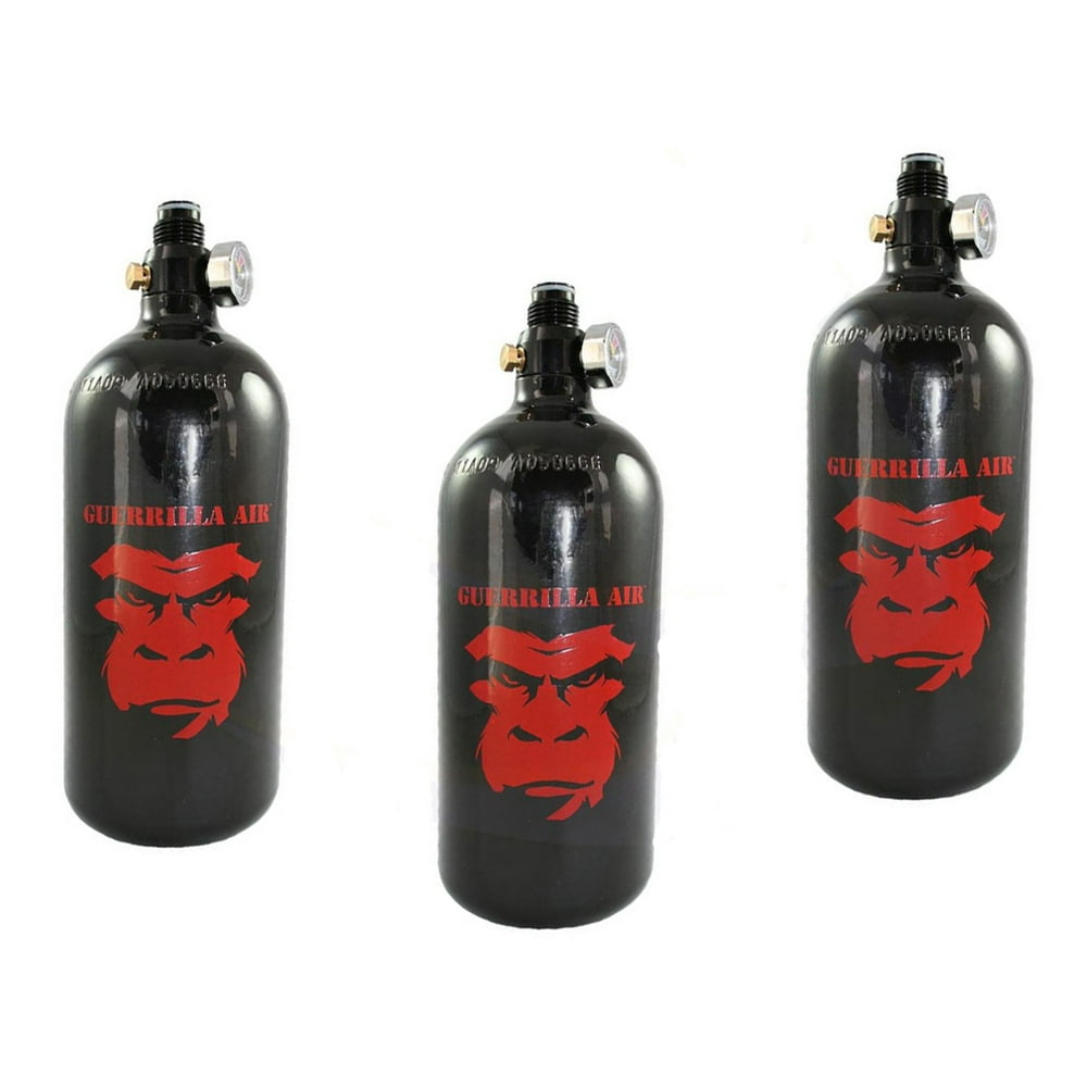 Guerrilla Air 48ci 3000 PSI Nitro MYTH/REBEL Paintball Tank 3 Pack