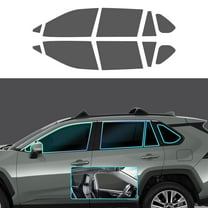 Pre-cut Window Film Tint Kit for 2019-2024 Toyota RAV4 All Side Car Privacy Shield Infrared and UV Reduction for Side Windows 8% VLT, 10pcs