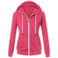 thumbnail image 7 of Women's Lightweight Zip Up Hoodie Long Sleeve Spring Fall Thin Casual Hooded Jacket Slim Fit Basic Sweatshirt 2025, 7 of 7