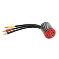 thumbnail image 2 of Motor sin escobillas para coche RC 2430 aleación de aluminio cobre impermeable 4 polos reemplazo de motor sin escobillas de alta velocidad para coche RC 1/24 1/18 7200KV, 2 of 14
