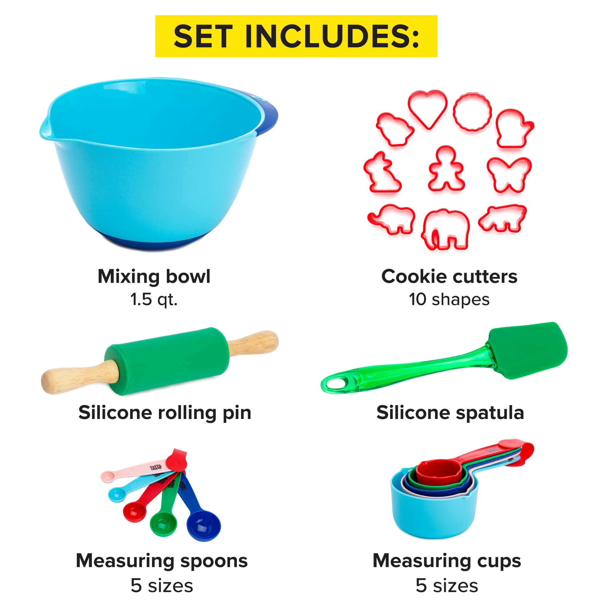 Galt Toys Backset Für Kinder – Echtes Backzubehör, Inkl. Rezepte, Für Kinder Ab 5 Jahren