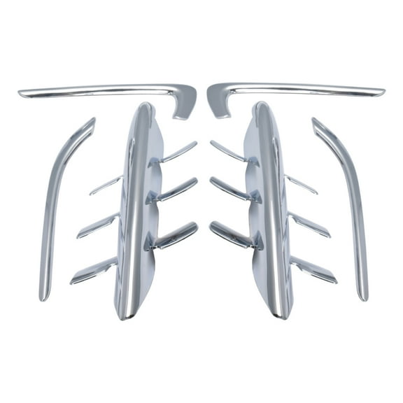 For Honda Goldwing 1800 2001 to 2008 2009 2010 Gold Wing 1800 GL1800 GL 1800 Motorcycle Front Side Fairing Accents Grills Chrome