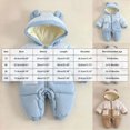 thumbnail image 4 of 18-24 Months Toddler Baby Winter Hooded Snowsuits Romper Cute Jumpsuits Outfits Warm Onsie Outfits Toddler Kids Winter Clothes, 4 of 8