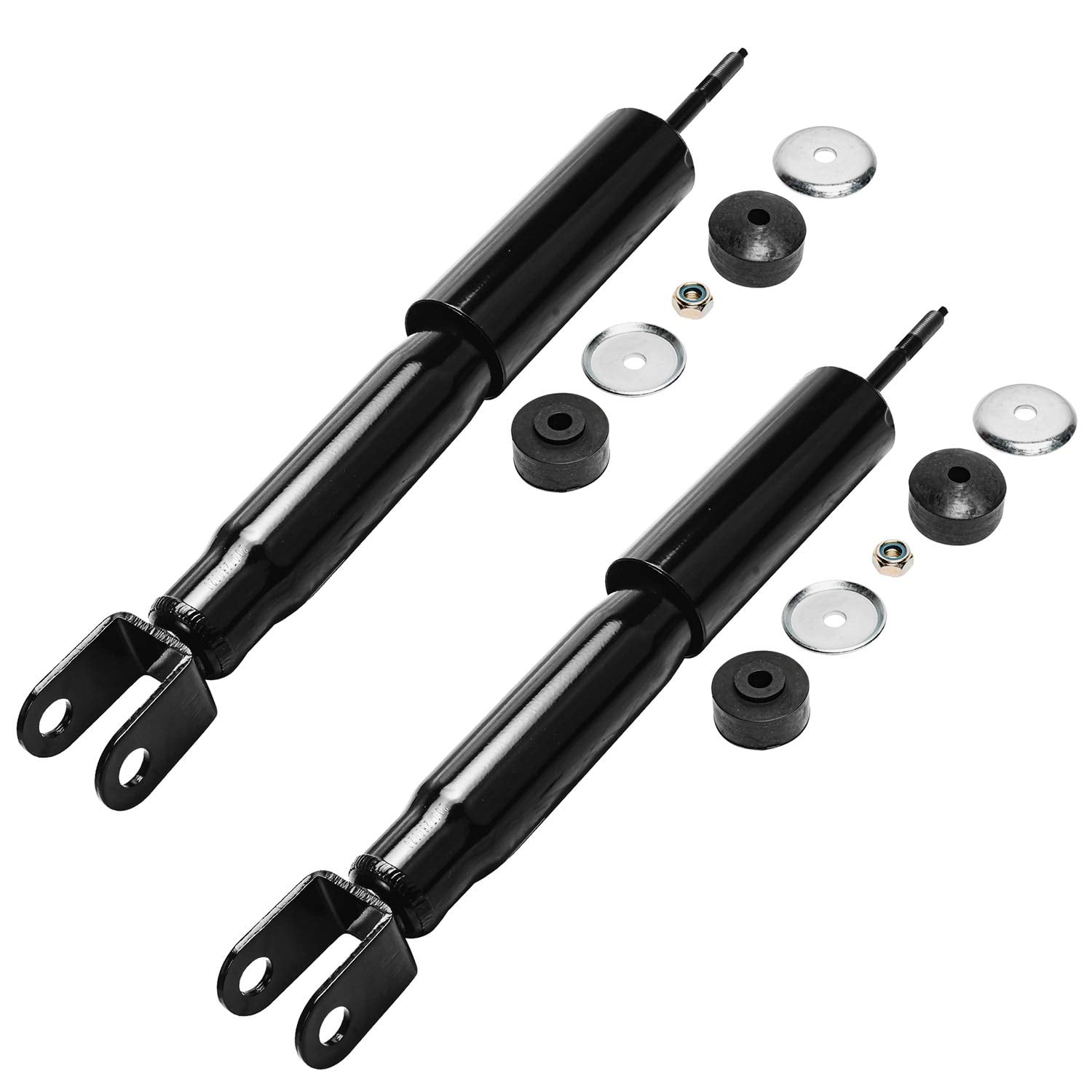 Detroit Axle - 19pc Front End Kit for Silverado Sierra Suburban Yukon XL 1500 Tahoe Upper Control Arms Ball Joints Sway Bars Tie Rods Wheel Bearing Hubs Replacement Front Rear Shock Absorbers