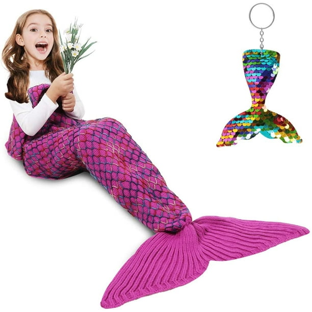 amyhomie mermaid tail blanket, mermaid blanket adult ...