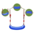 thumbnail image 4 of Asiento de columpio de plástico PE con cuerda ajustable Asiento de columpio de árbol para niños Interior al aire libre Wmkox8yii shdjk3355, 4 of 9