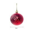 thumbnail image 7 of Vnanda 12 Pcs/Box Christmas Balls Ornaments for Xmas Tree - Plastic Shatterproof Baubles Colored and Glitter Christmas Tree Decorations Perfect Hanging Ball Silver, 7 of 7