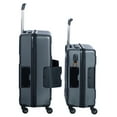 thumbnail image 2 of TACH V3 Connectable 2 Piece Hard Shell Spinner Suitcase Luggage Set, Grey, 2 of 12