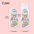 thumbnail image 3 of Wiywef 2Sets Massage Stick Reflexology Socks Reusable Foot Pain Relief Foot Pressure Point Socks With Massage Tool Relieve Tired Feet, 3 of 7