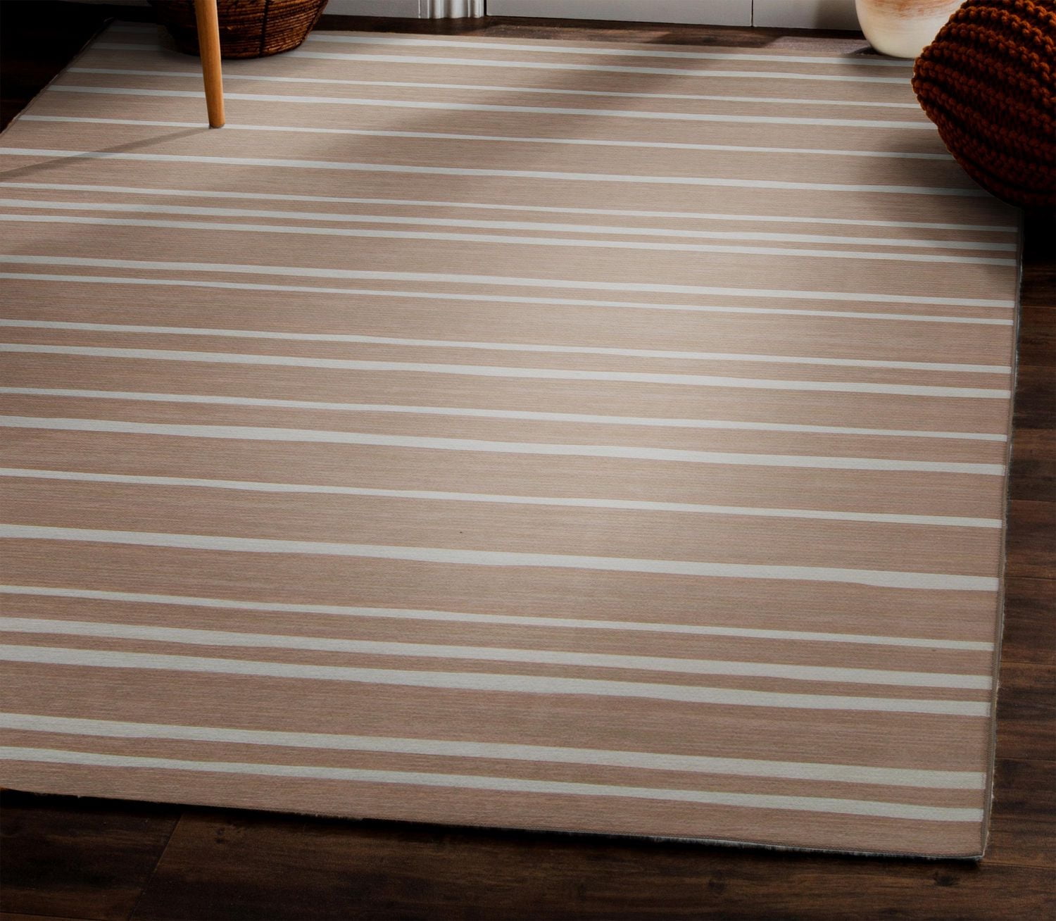 Tapis d'extérieur lavable Weston beige & ivoire 5 pi x7 pi