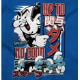 thumbnail image 2 of The Smurfs Kanji Up To No Good Hoodie Hooded Sweatshirt Men Brisco Brands X, 2 of 6