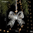 thumbnail image 5 of Colgante de árbol de Navidad de cristal transparente para Navidad, copo de nieve colgante de Navidad, adorno navideño para Año Nuevo, decoración de ventanas del hogar, 5 of 5