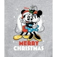thumbnail image 3 of Disney - Merry Christmas Mickey And Minnie - Men's Crew Fleece Sweatshirt Sweatshirt, 3 of 5