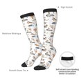 thumbnail image 4 of Fotbe Snake Calcetas Divertidas Estampadas para Hombre y Mujer, Calcetas de Algodón hasta la Rodilla para Caminar, Correr, Enfermería y Embarazo, 4 of 6