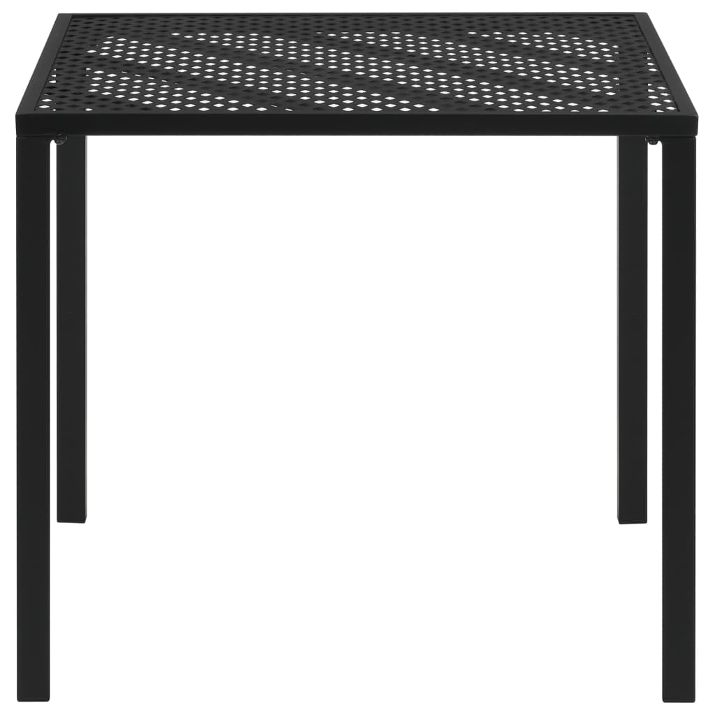 Lowestbest 31" Patio Outdoor Dining Table, Metal Mesh Square Bistro Table for Garden Backyard Lowestbest 31" Patio Outdoor Dining Table, Metal Mesh Square Bistro Table for Garden Backyard