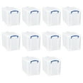 thumbnail image 1 of Really Useful Box 19L Storage Container w/ Lid & Clip Lock Handles(10 Pack), 1 of 9