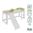 thumbnail image 3 of Cama Individual Resbaladilla Tobogán Mini Loft KingsHouse Blanco 100.2x105.2x192 cm, 3 of 7