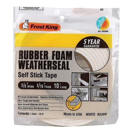 Frost King R338WA 3/8In.x10 ft. Adhesive Foam Seal