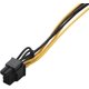 thumbnail image 2 of 10 Uds. De 6 pines PCI-E a 8 pines (6+2) PCI-E (macho a macho) Cable de alimentación GPU de 50cm para tarjeta de imagen, tarjeta de derivación de servidor de minería. esquí esquí Gafas de esquí, 2 of 5